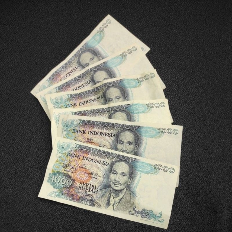 KERTAS KUNO INDONESIA  SOETOMO 1000 RUPIAH TAHUN 1980