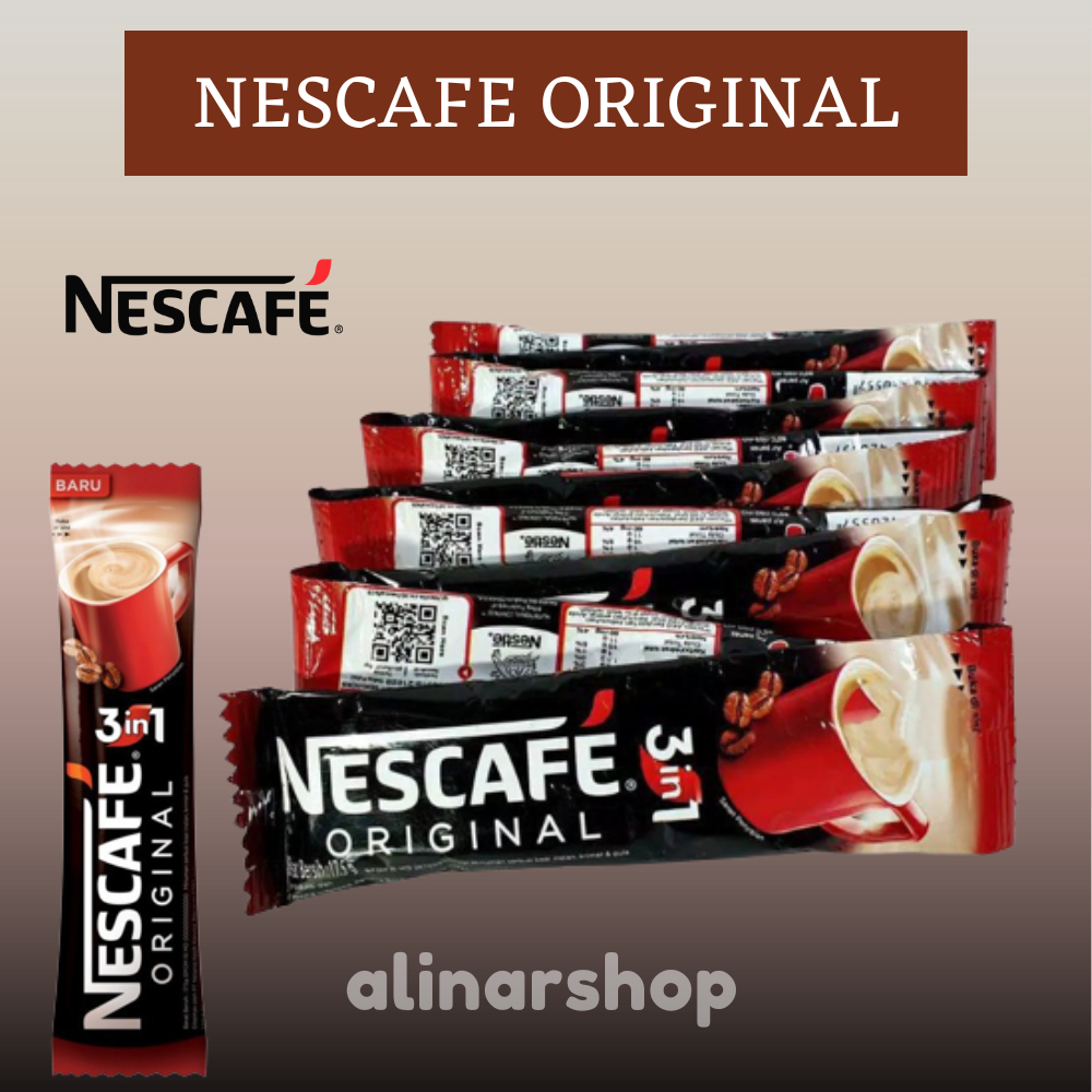 

NESCAFE ORIGINAL 3 in 1 Satu Renteng Isi 5x17,5gr