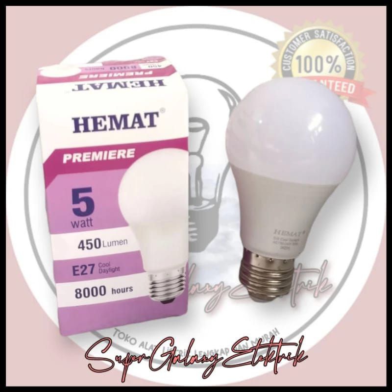 Lampu Led Hemat Premiere 5W / Lampu Led Murah / Lampu Hemat