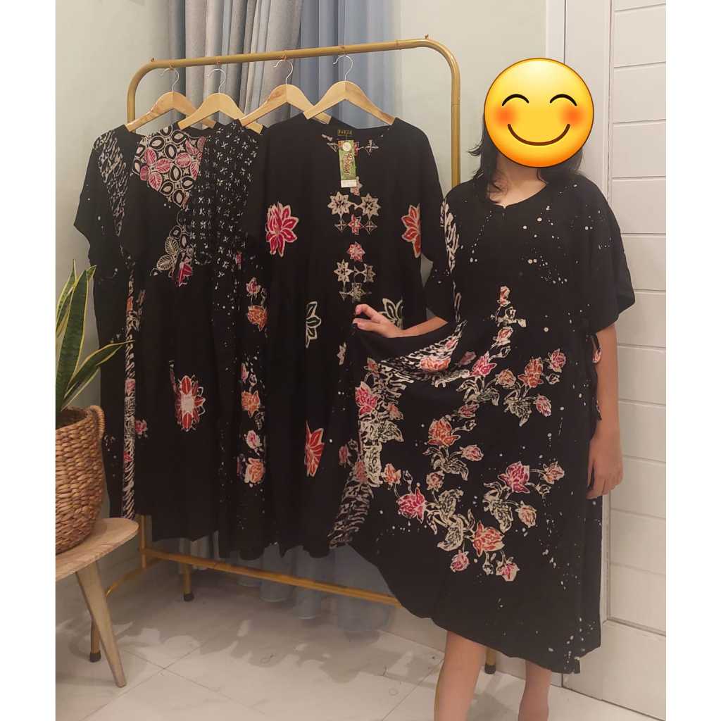 Daster motif jumbo daster cibi jumbo lengan pendek LD 130cm motif batik