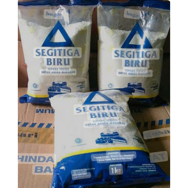 

Tepung Segitiga Biru Gandum Bogasari 1kg - QueenSt Plg