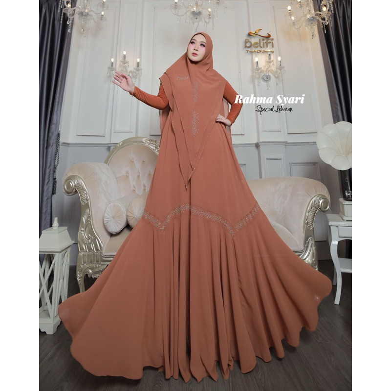 Rahma Syar'i Gamis Polos by Belifi