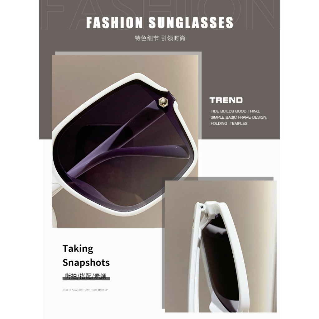 Sunglasses Kacamata Hitam Titanium Kotak Wanita Sunglasses New Arrival Import Kacamata Fashion