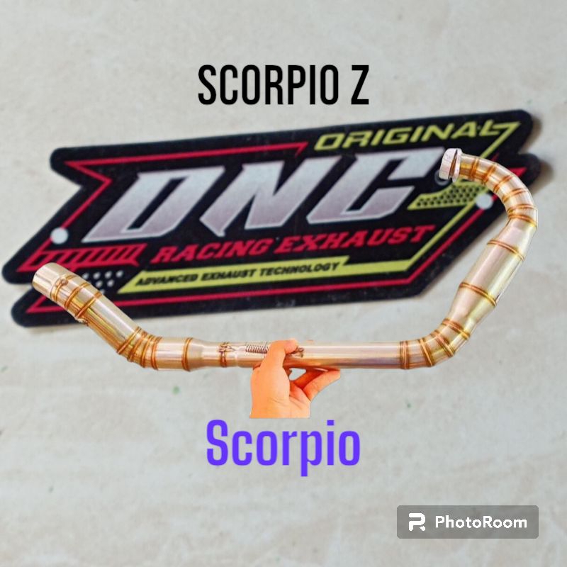 leher knalpot scorpio z leher knalpot PNP scorpio