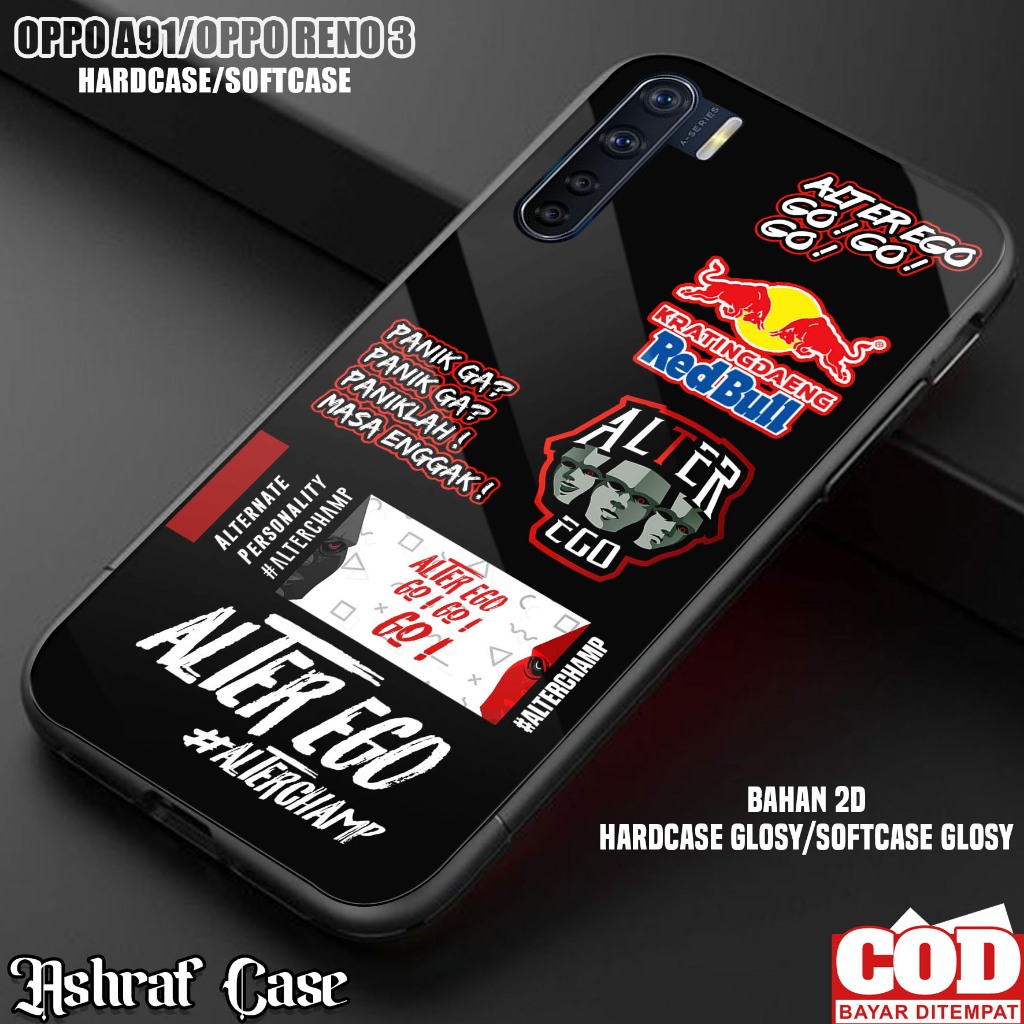 Case Oppo Reno 3 / Oppo A91 - Casing Hp Oppo A91 / Oppo Reno 3 ( ESPRT ) Silikon Hp Oppo Reno 3 - So