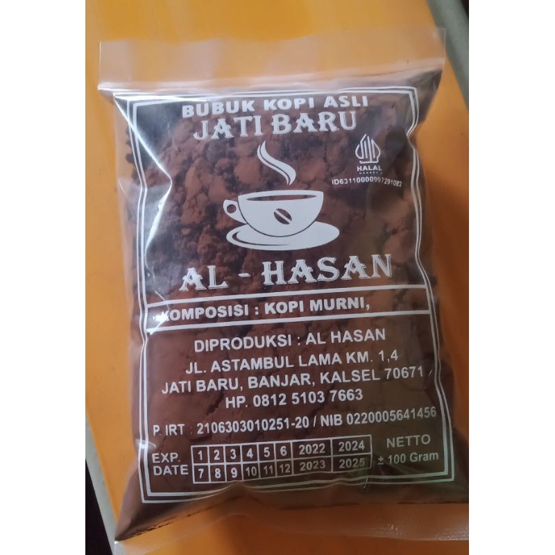 

kopi bubuk asli khas banjar al hasan