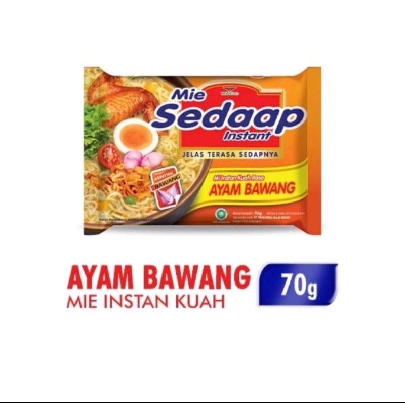 

mie sedap instan ayam bawang