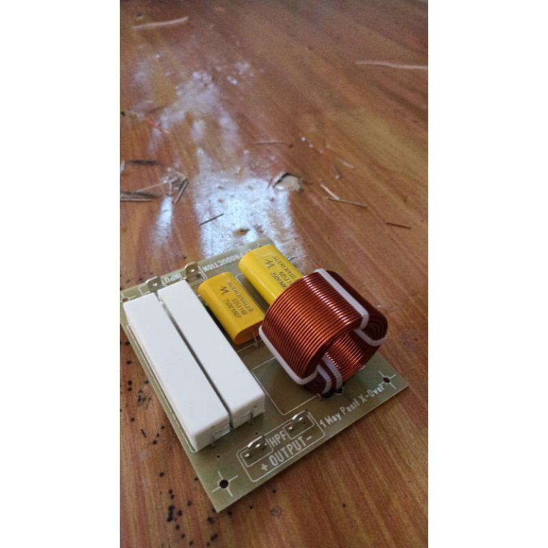 crossover pasif 1 way single tweeter