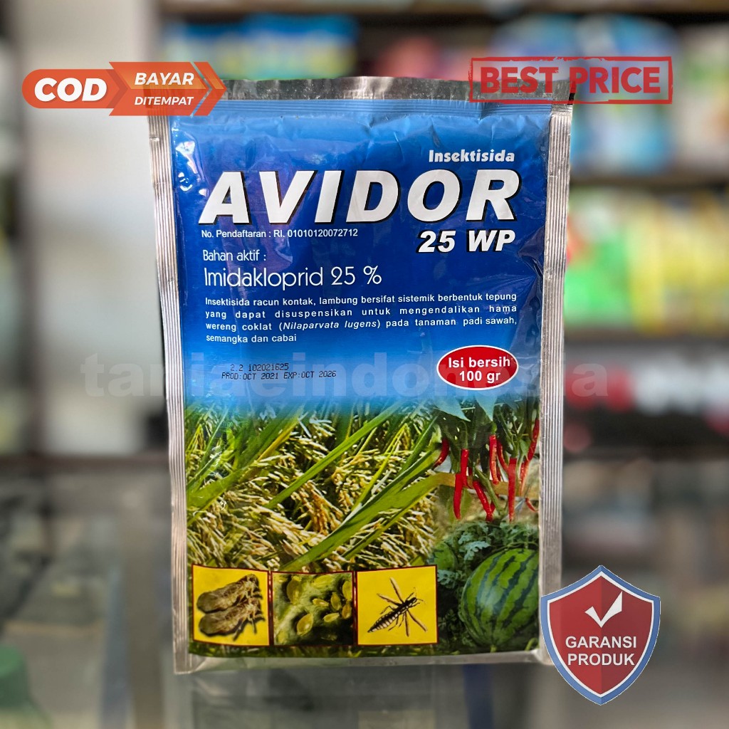 INSEKTISIDA - AVIDOR - Imidakloprid 25 WP