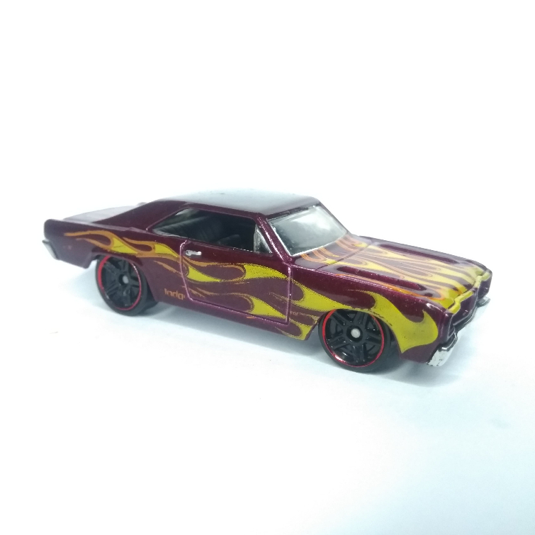Hot Wheels 2013 Dodge Chrysler Maroon Purple Orange Flames RARE