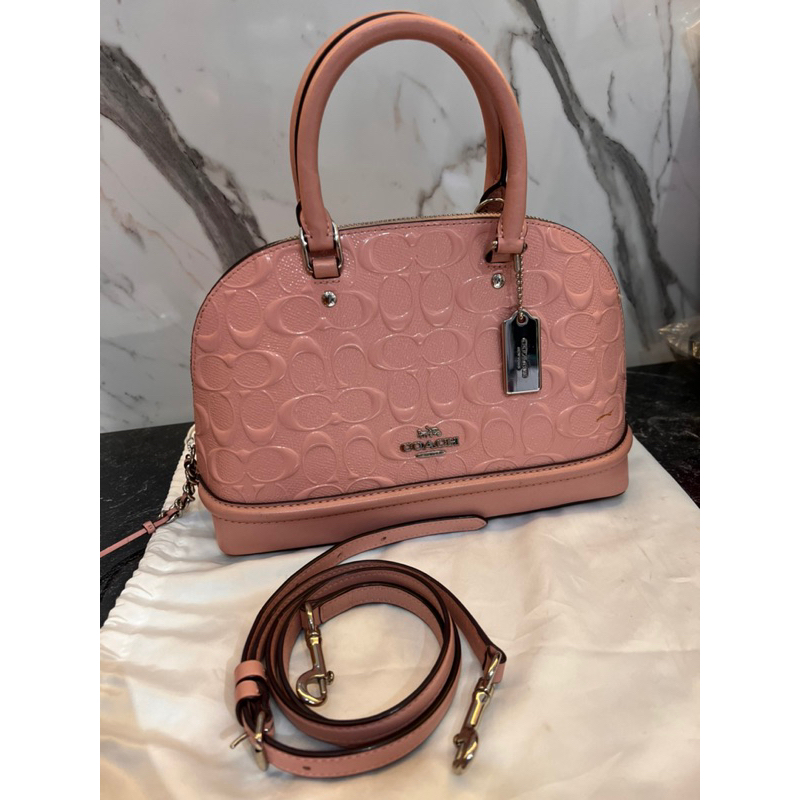 coach alma debossed preloved