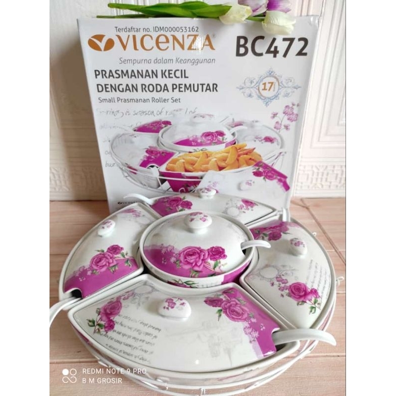 prasmanan bulat Vicenza eternity 17 inch bc-472