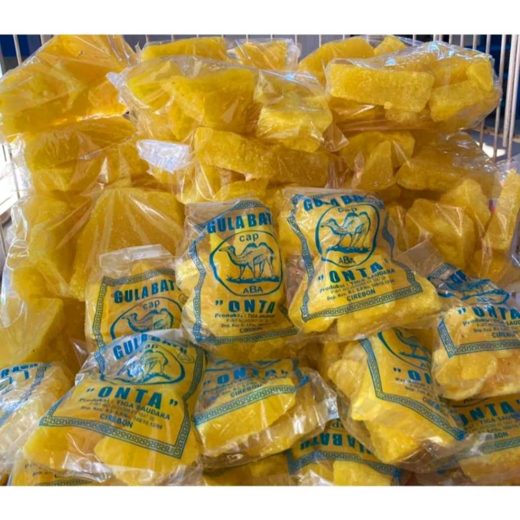 

GULA BATU KUNING POTONGAN KECIL KEMASAN 250gr ASLI CIREBON