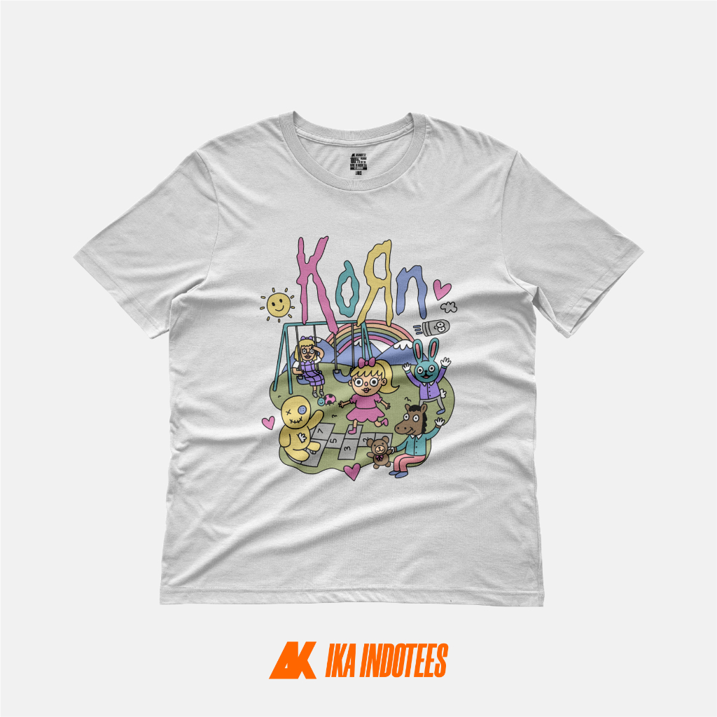 T-SHIRT KORN "CUTE KORN" | KAOS BAND | KAOS KORN | IKA INDOTEES