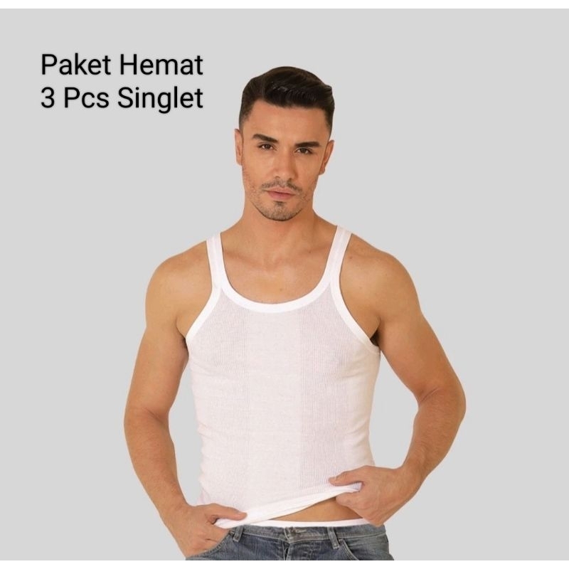 Singlet Pria Murah Berkualitas Kaos Dalam Cowok Kutang Olahraga Laki-laki Dewasa Size Jumbo