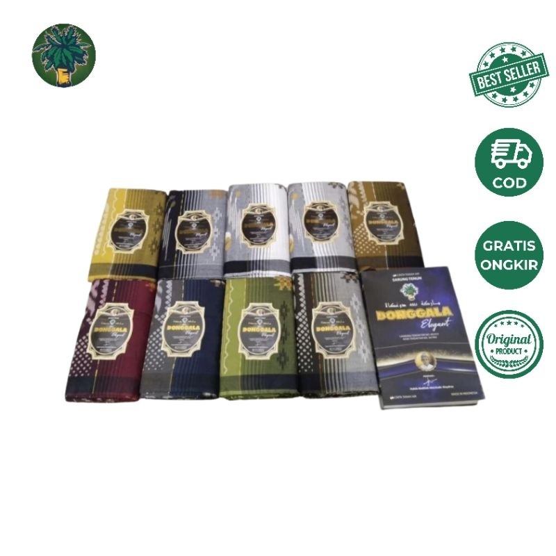 Sarung Donggala Elegant Songket Motif Maestro Rayon 100% Asli Produk Donggala