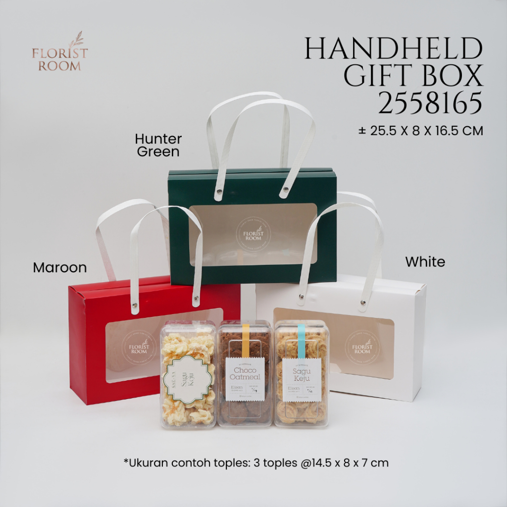 

Handheld Gift Box 2558165 - 3 Toples - Box Hampers