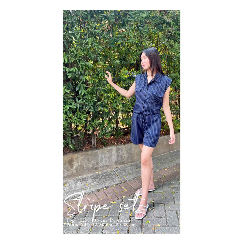 Baju set wanita bangkok original baju dan celana set