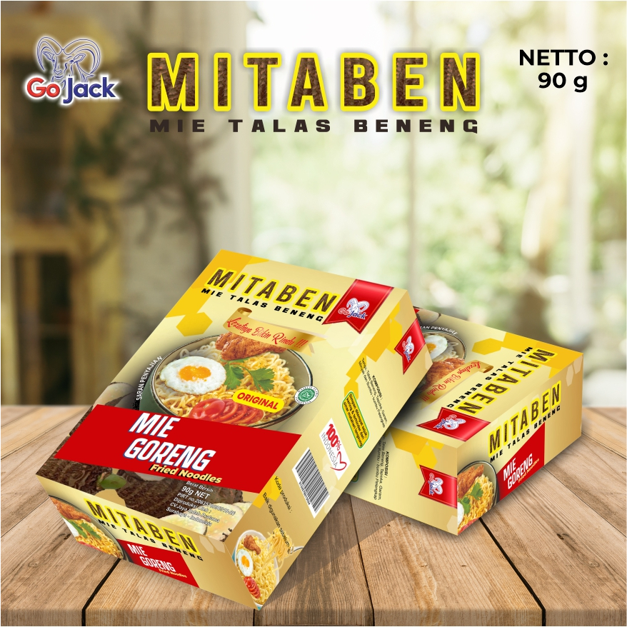 

Mitaben Mie Talas Beneng – Mie Goreng Sehat, Rendah Gluten, Tanpa MSG (90g)