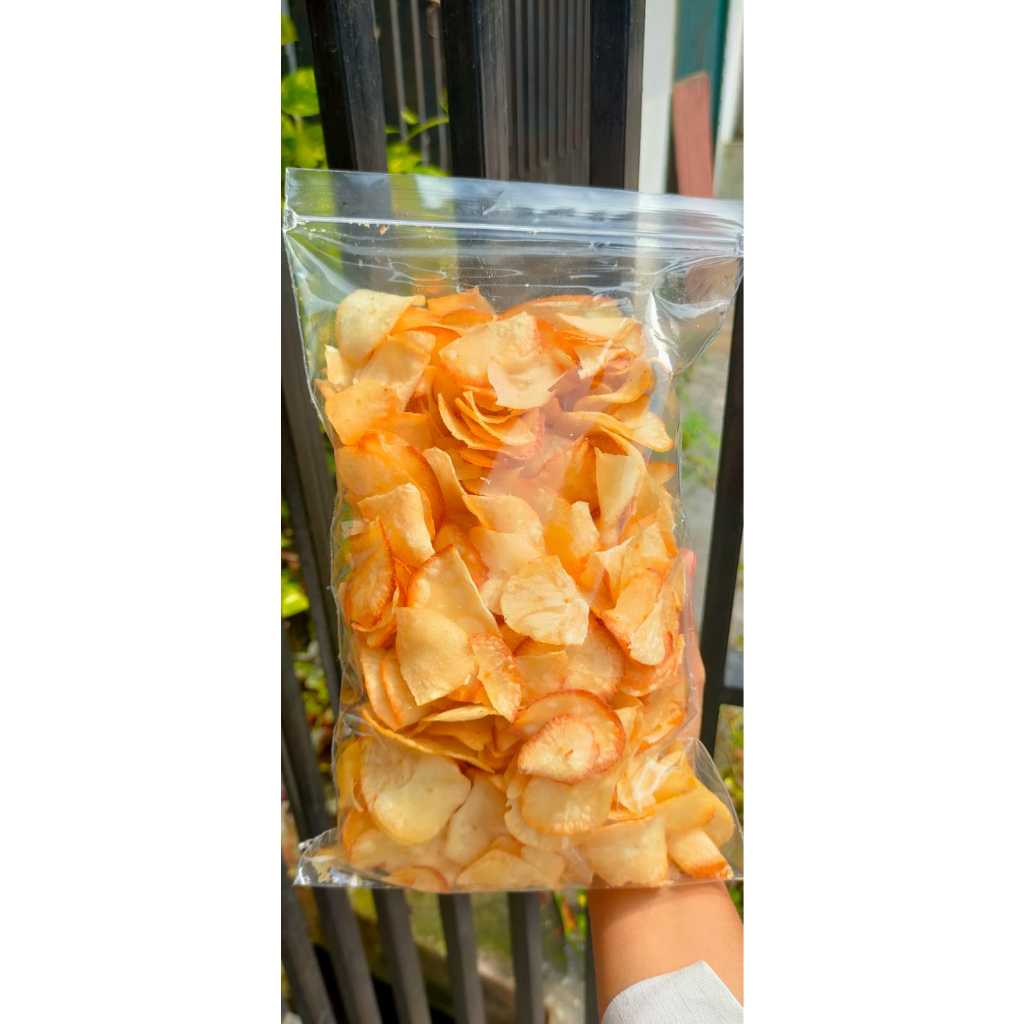

Keripik singkong asin 200 gr