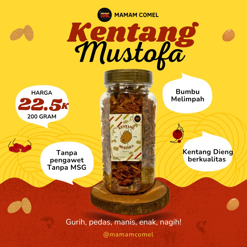 

Kentang Mustofa Kentang Pedas Manis 200 g Kentang Dieng