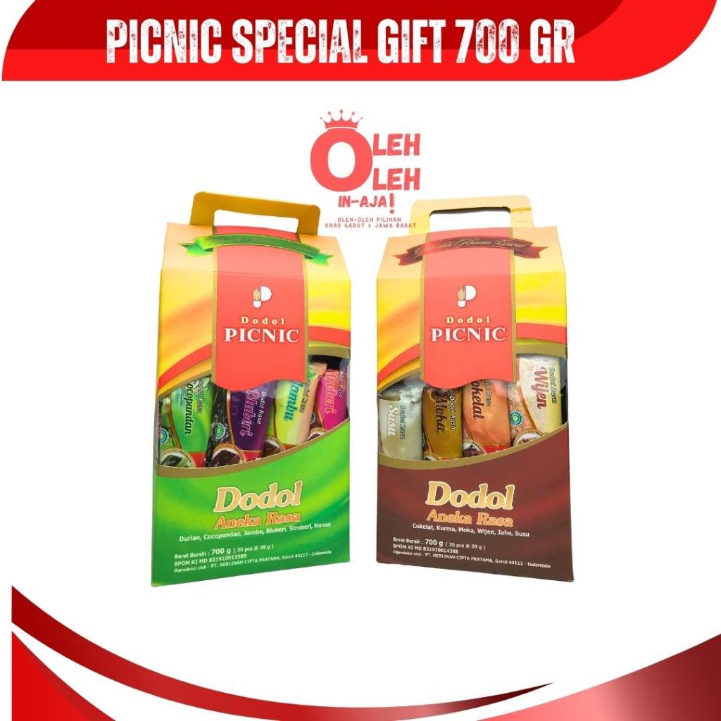 

Dodol Garut Asli Original 100% Premium PICNIC Special Gift 700 gr Aneka Buah & Aneka Rasa (35pcs @ 20g)