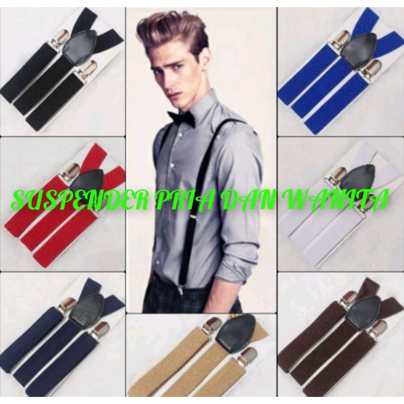 SUSPENDER/TALI KODOK/BRETEL DEWASA PRIA & WANITA.