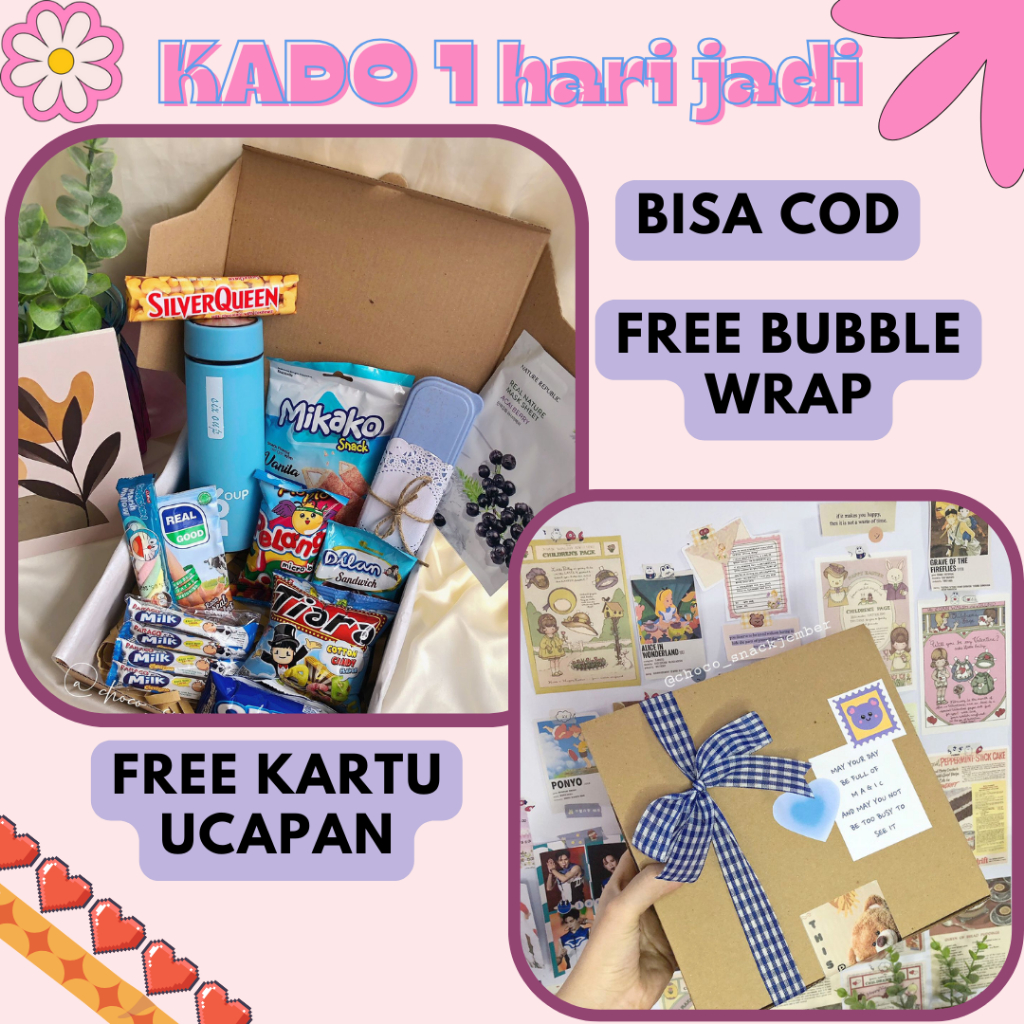 

[Free Cetak Foto] Hampers snack ulang tahun - snack box - gift box - hadiah ulang tahun - hadiah wisuda - Hampers Lebaran - Hadiah Valentine - Kado Ulang Tahun Anak - Hadiah Anniversary - Kado Kekinian - Kado Pacar