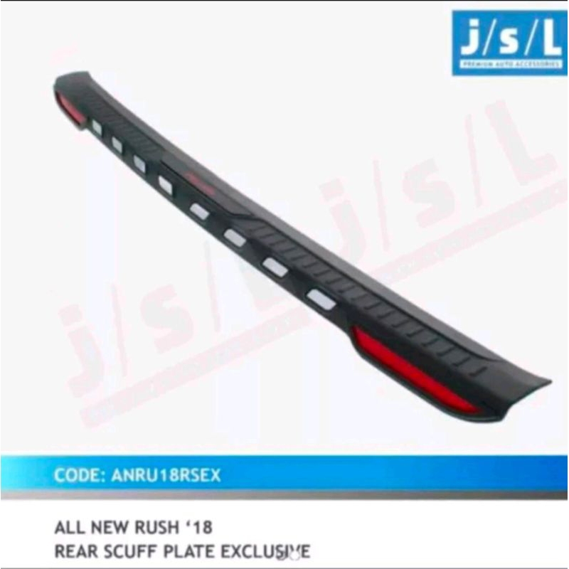 Sillplate belakang all new Rush/ Terios 2018-2022 gr sport model Exclisive jsl