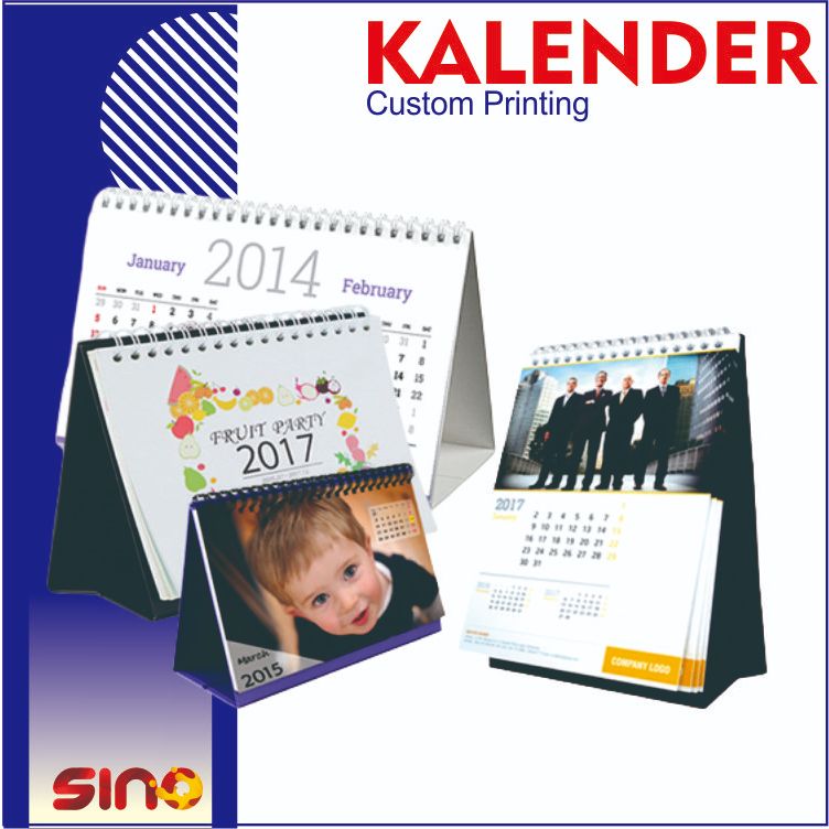 

Kalender Meja Custom Kalender Duduk Printing Calender Promosi