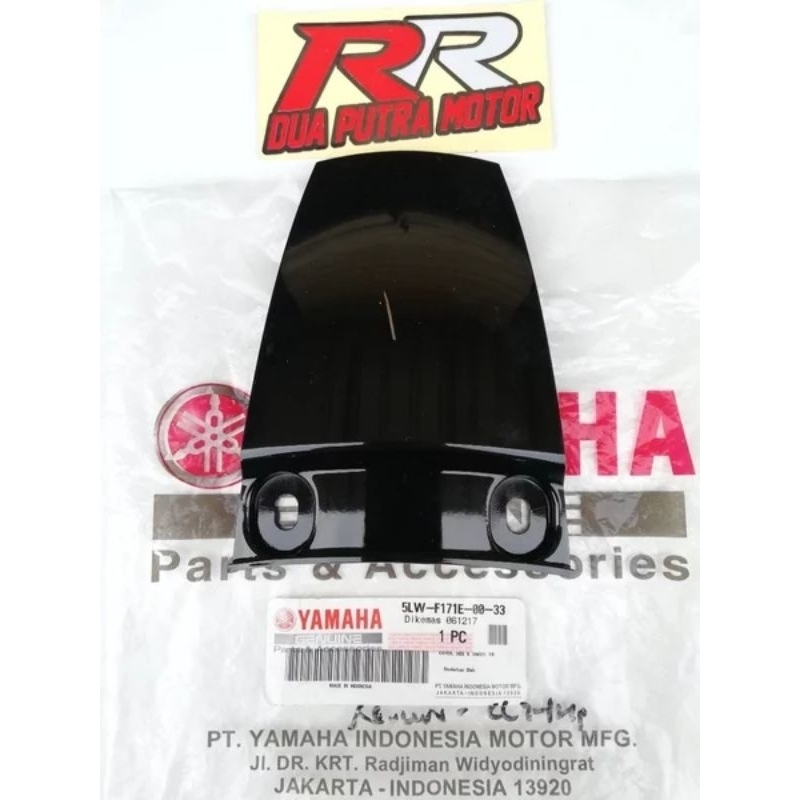 cover tutup sambungan body bodi belakang original ori yamaha nouvo lele sporty black hitam original 