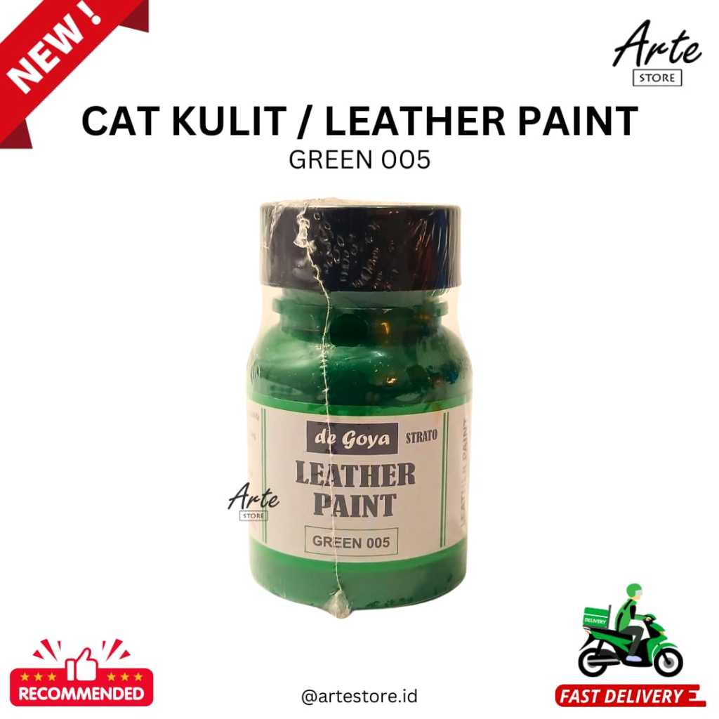 

Cat Kulit Hijau - Leather Paint Green 30ml