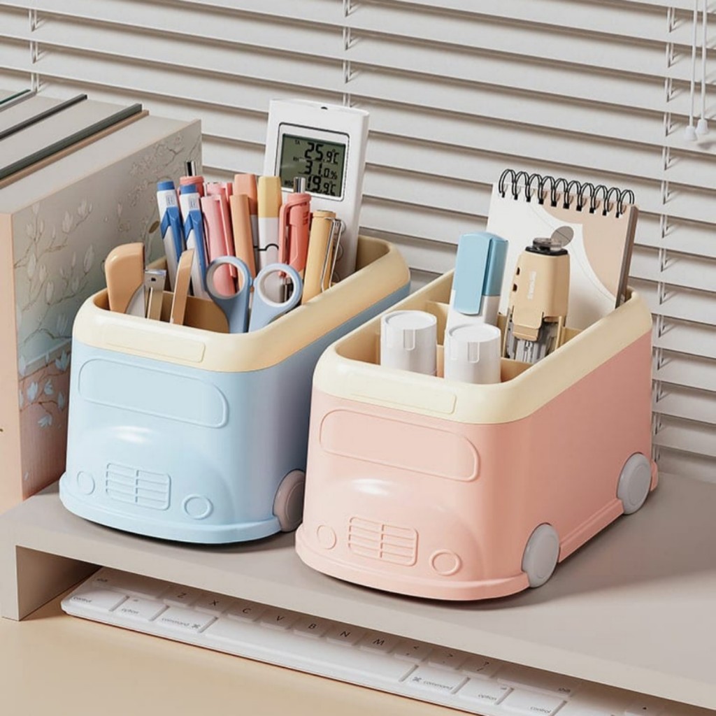 

Pensil Box model Bus 3 sekat lucu premium quality/W3163 Tempat pensil model lucu unik serbaguna