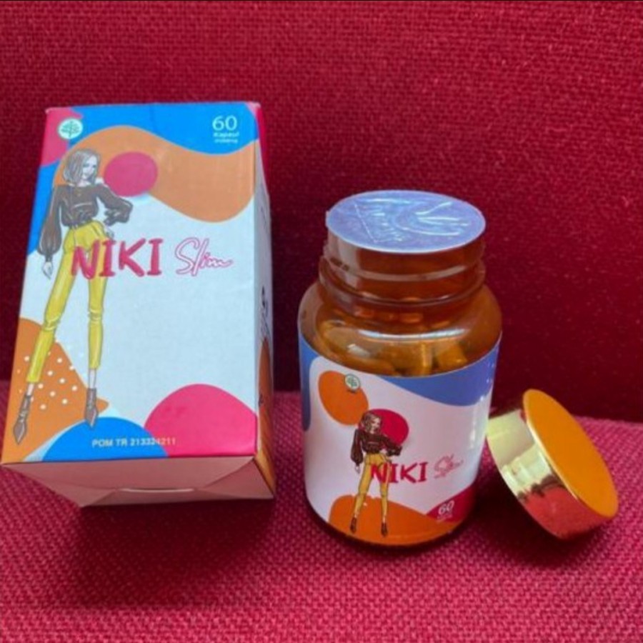 𝐆𝐑𝐀𝐓𝐈𝐒𝐎𝐍𝐆𝐊𝐈𝐑 • Niki Slim 60 Kapsul Herbal Extra Strong , Nikita Slim Extra Strong Djamu nikita