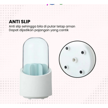 Tempat MakeUp Model Putar 360 Derajat / Tempat Brush MakeUp