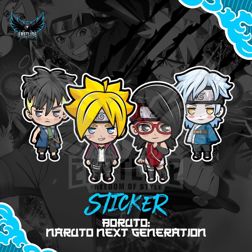 

Stiker Anime Karakter Lucu Chibi Boruto Bahan Vinyl Laminasi Doff Lebih Awet dan Tahan Lama Sticker Cute Gemoy Eastlineid