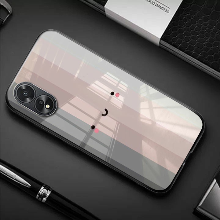 Softcase kaca Oppo A38 A18 - kesing hp Oppo A38 A18 - Case Oppo A38 A18 - Casing Oppo A38 A18 - Sili
