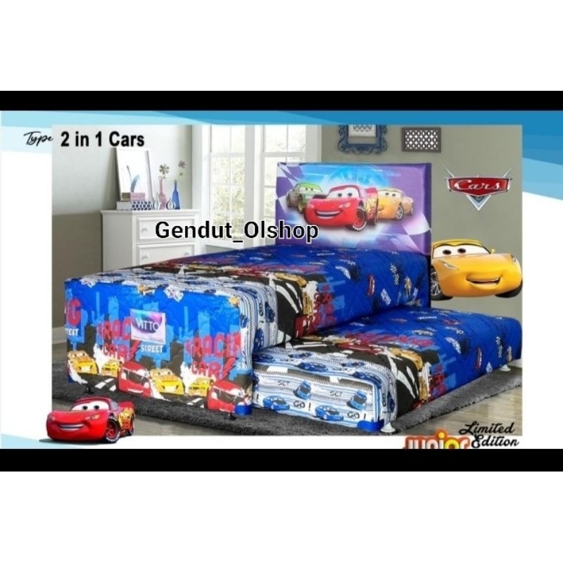 (Khusus Wilayah Kota Palembang) Bed Sorong 2in1 OCEAN Kids Series, Bed Sorong Ocean Karakter, Ocean 