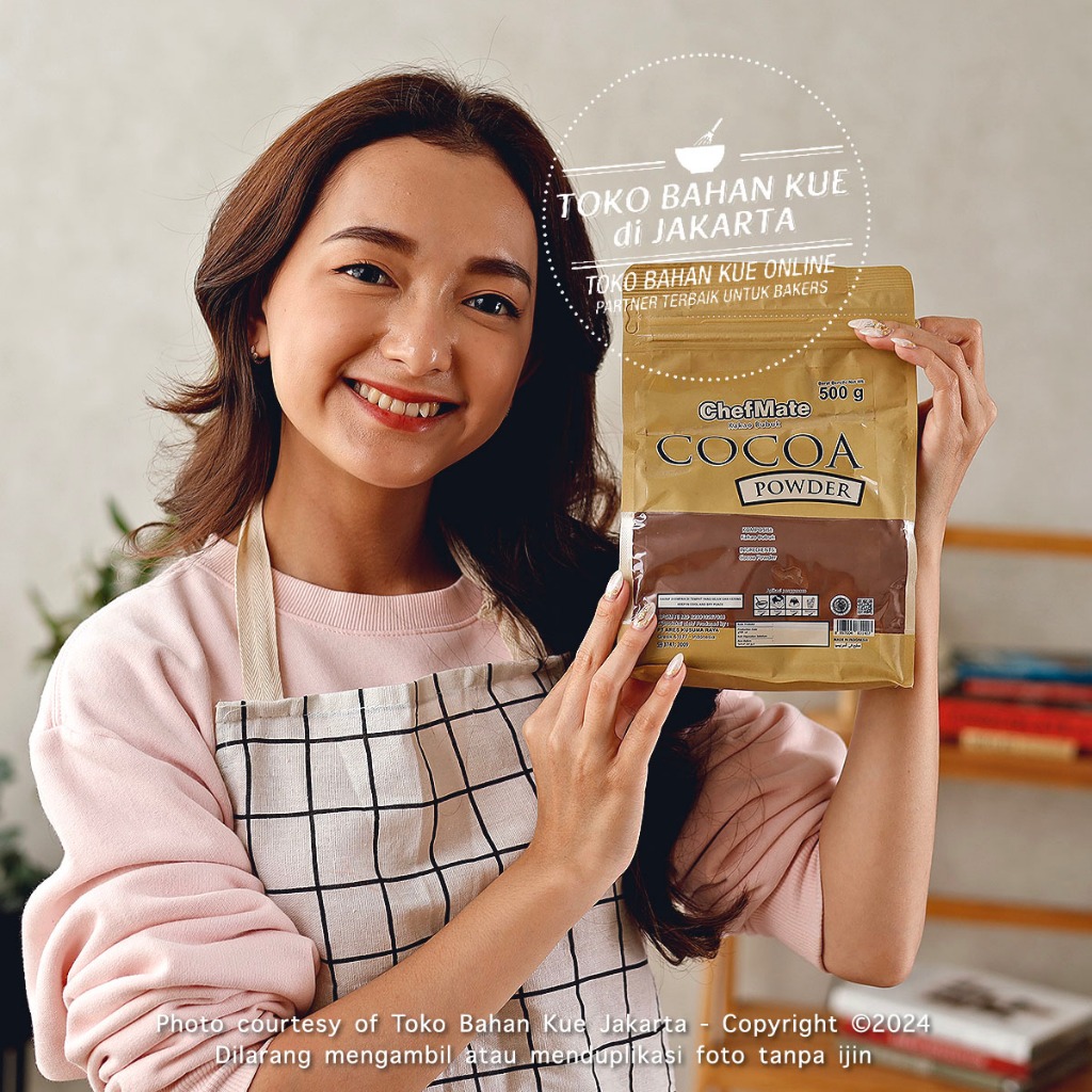 

Chefmate Cokelat Bubuk 500gr PACK ASLI Cocoa Powder Premium Pure Cocoa