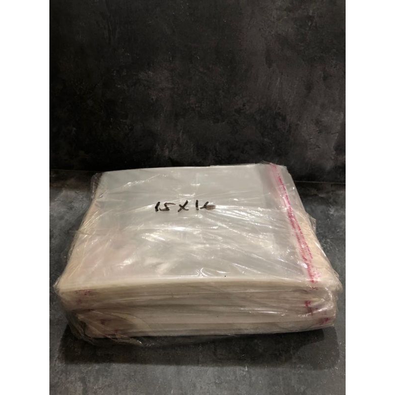 

plastik opp 15 x 16 100lembar/1lusin.