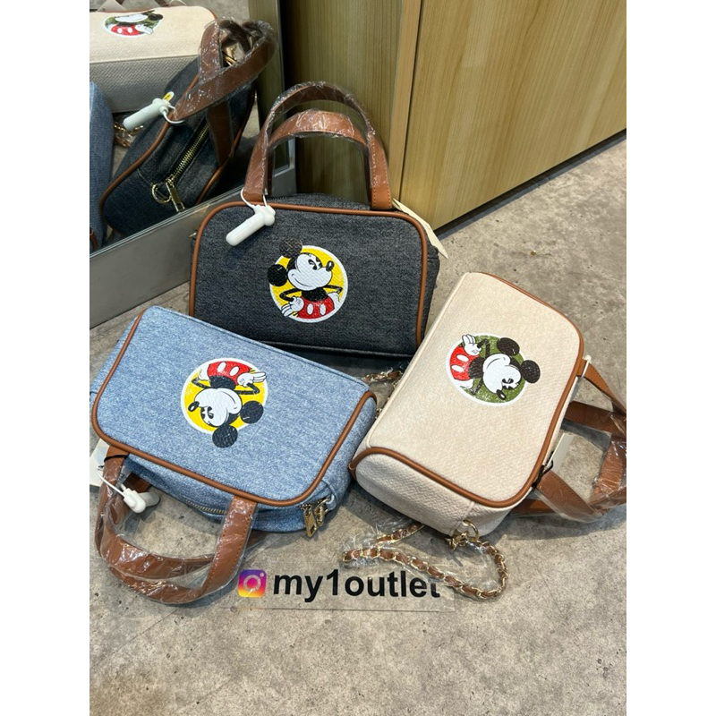 LE JUNEV MICKEY DISNEY EDITION CANVAS HANDLE BAG ORIGINAL KOREA