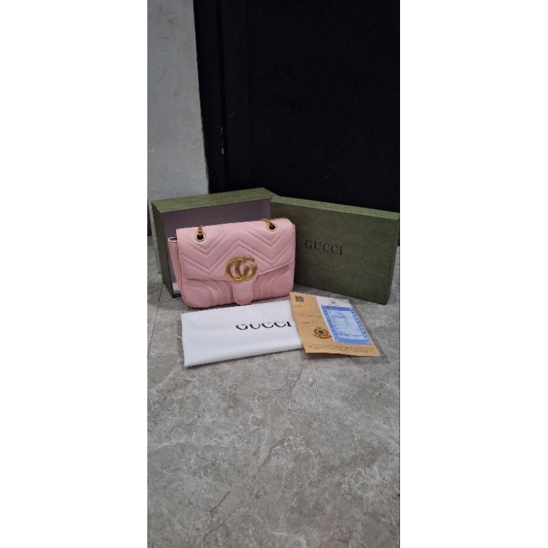 gucci sling bag pink
