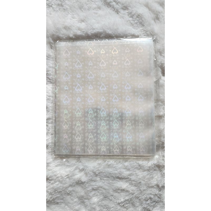 Ready Stock Sleeve Hologram Love Untuk Postcard