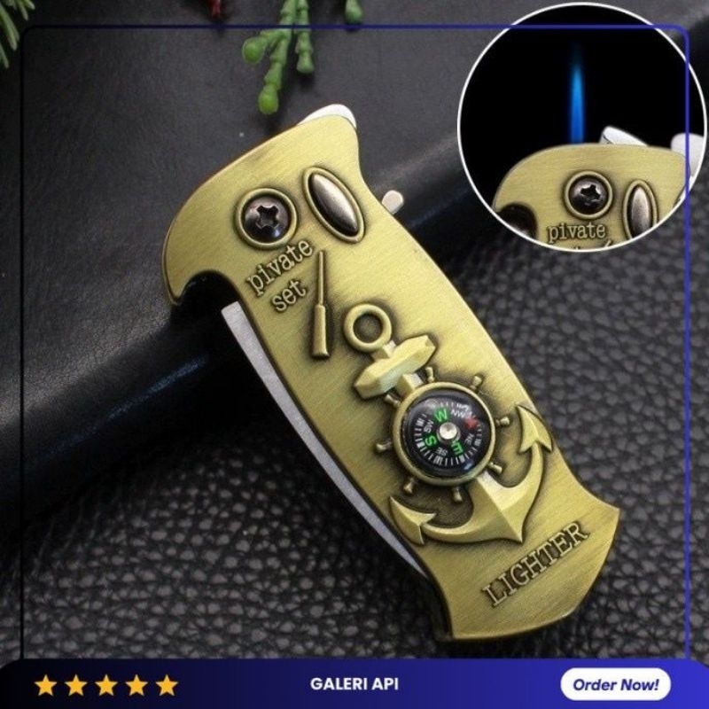 BISA COD  Korek Api Model Kompas dan Pisau Api Bara