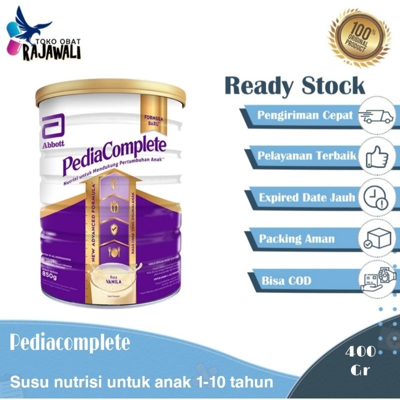 

pediacomplete pediasure susu rasa vanilla 400 gram