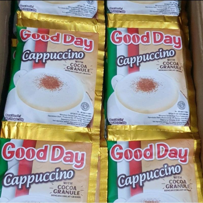 

Good Day Cappucino Renceng isi 12 Sachet