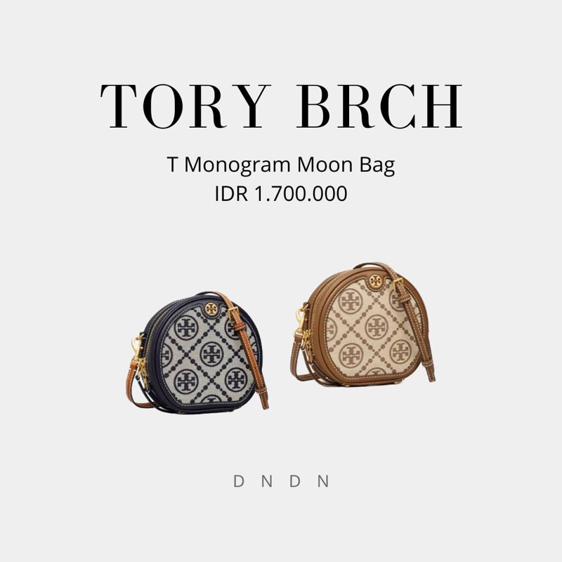 Tory Burch T Monogram Moon Bag