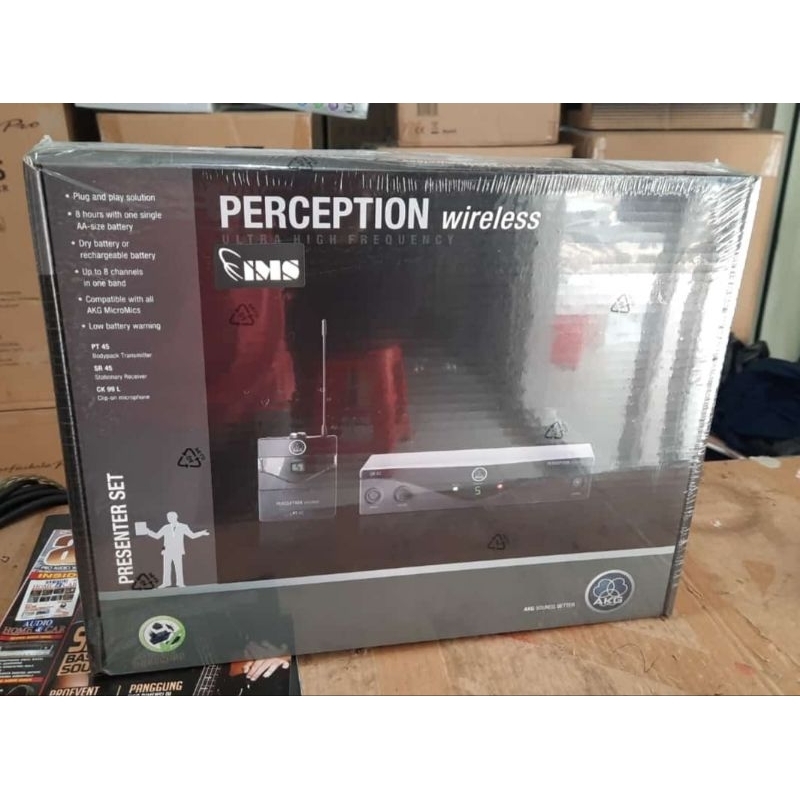 Mic wireless AKG WMS45 Presenter | AKG WMS-45 Presenter (Single Clip-on Mic)
