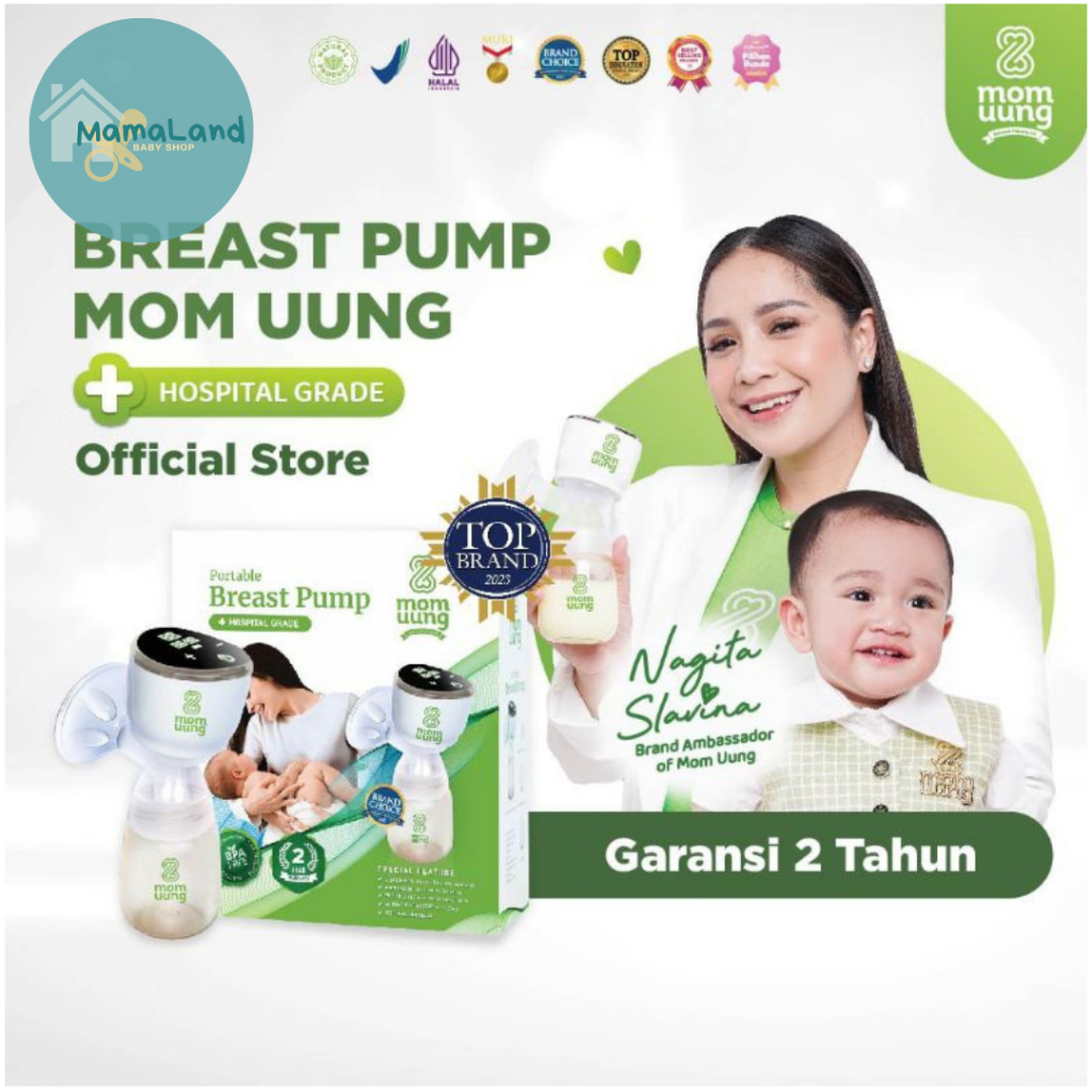 Mom Uung - Pompa ASI/Breastpump/Portable/Mode Pijat Hisap/Hospital Grade - Makassar
