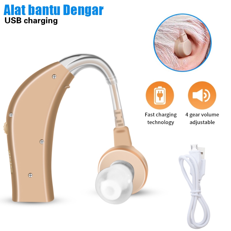 Alat Bantu Dengar Terbaik Terbagus Pendengaran Pengeras Suara Telinga Tuli Orang Tua Hearing Aid Wir